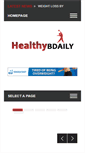 Mobile Screenshot of healthybdaily.com